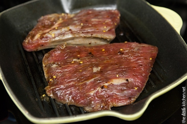 Grilled Flank Steak with Chimichurri Butter from thelittlekitchen.net Grilled Flank Steak with Chimichurri Butter from thelittlekitchen.net