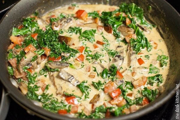 Gnocchi with Brown Butter Cream Sauce & Kale from thelittlekitchen.net Gnocchi with Brown Butter Cream Sauce & Kale from thelittlekitchen.net