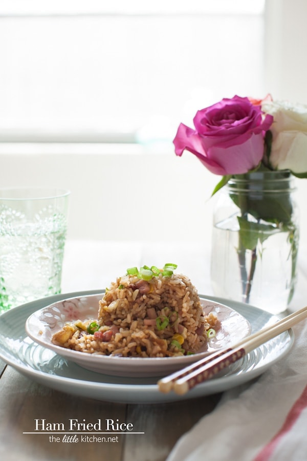 Secret Ingredient Ham Fried Rice from thelittlekitchen.net Secret Ingredient Ham Fried Rice from thelittlekitchen.net