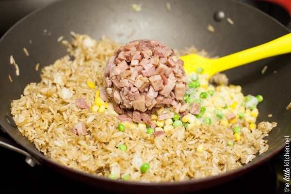 Secret Ingredient Ham Fried Rice from thelittlekitchen.net Secret Ingredient Ham Fried Rice from thelittlekitchen.net