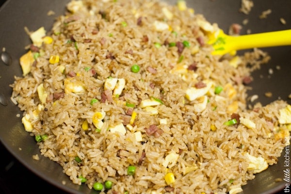 Secret Ingredient Ham Fried Rice from thelittlekitchen.net Secret Ingredient Ham Fried Rice from thelittlekitchen.net