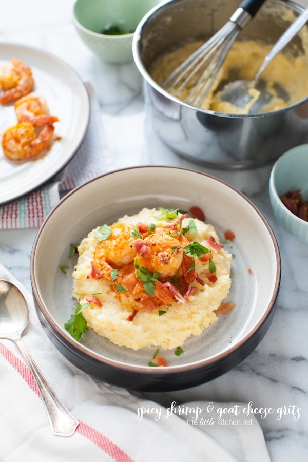 Spicy Shrimp and Grits from thelittlekitchen.net Spicy Shrimp and Grits from thelittlekitchen.net