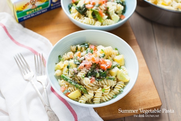 Summer Vegetable Pasta from thelittlekitchen.net Summer Vegetable Pasta from thelittlekitchen.net