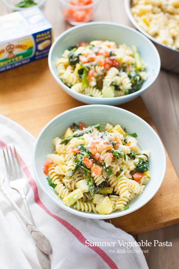 Summer Vegetable Pasta from thelittlekitchen.net Summer Vegetable Pasta from thelittlekitchen.net