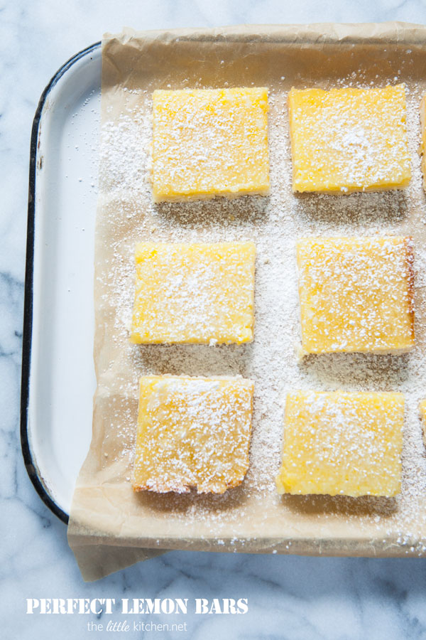 Perfect Lemon Bars from thelittlekitchen.net Perfect Lemon Bars from thelittlekitchen.net