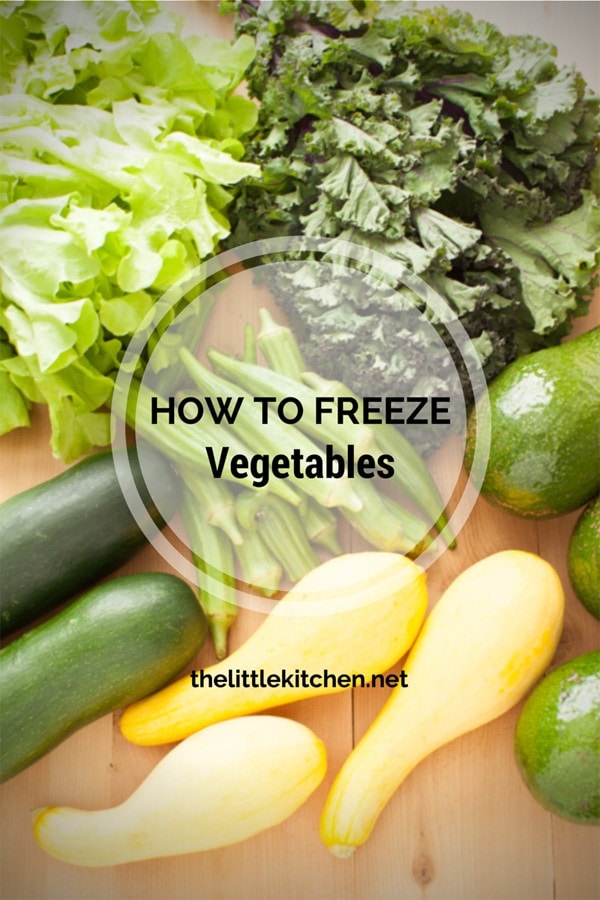 How to Freeze Vegetables from thelittlekitchen.net How to Freeze Vegetables from thelittlekitchen.net