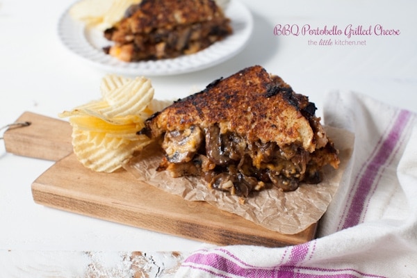 BBQ Portobello Grilled Cheese from thelittlekitchen.net BBQ Portobello Grilled Cheese from thelittlekitchen.net