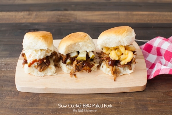 Slow Cooker BBQ Pulled Pork from thelittlekitchen.net Slow Cooker BBQ Pulled Pork from thelittlekitchen.net