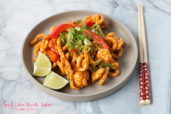 Spicy Udon Noodle Salad from thelittlekitchen.net Spicy Udon Noodle Salad from thelittlekitchen.net