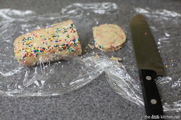 Dark Chocolate Dipped Funfetti Shortbread Cookies from thelittlekitchen.net Dark Chocolate Dipped Funfetti Shortbread Cookies from thelittlekitchen.net