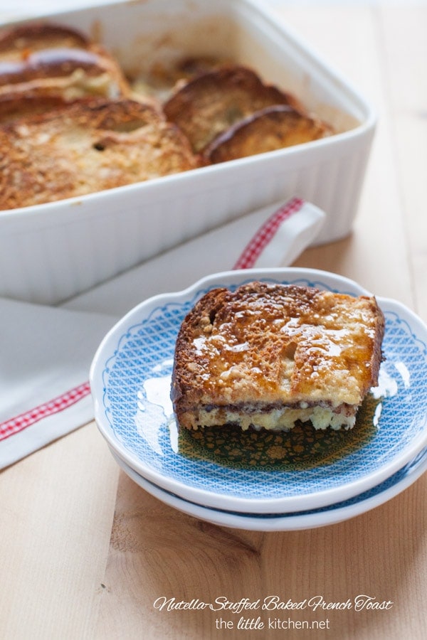 Nutella-Stuffed Baked French Toast from thelittlekitchen.net Nutella-Stuffed Baked French Toast from thelittlekitchen.net