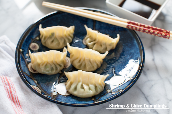 Shrimp & Chive Dumplings from thelittlekitchen.net Shrimp & Chive Dumplings from thelittlekitchen.net