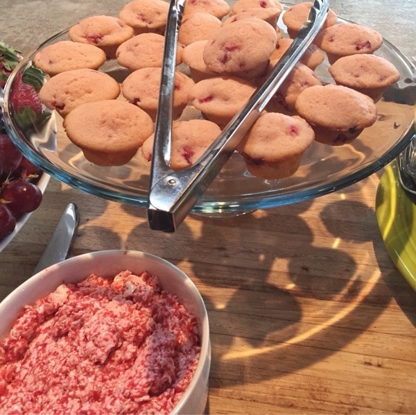 Ree's strawberry muffins with strawberry butter Ree's strawberry muffins with strawberry butter
