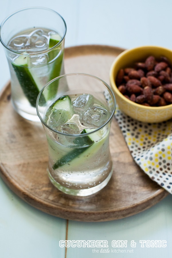 cucumber gin and tonic from thelittlekitchen.net cucumber gin and tonic from thelittlekitchen.net