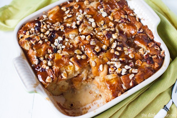 Croissant Bread Pudding with Espresso Butterscotch Sauce from thelittlekitchen.net Croissant Bread Pudding with Espresso Butterscotch Sauce from thelittlekitchen.net