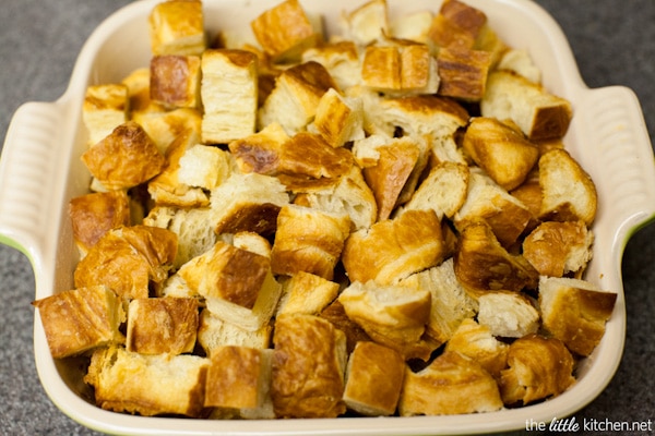 Croissant Bread Pudding with Espresso Butterscotch Sauce from thelittlekitchen.net Croissant Bread Pudding with Espresso Butterscotch Sauce from thelittlekitchen.net