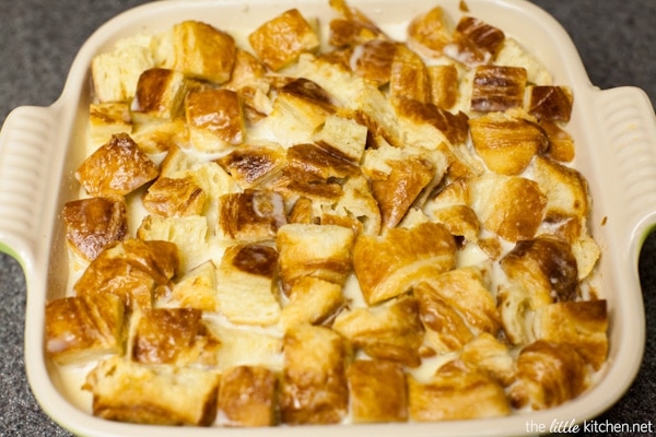 Croissant Bread Pudding with Espresso Butterscotch Sauce from thelittlekitchen.net Croissant Bread Pudding with Espresso Butterscotch Sauce from thelittlekitchen.net