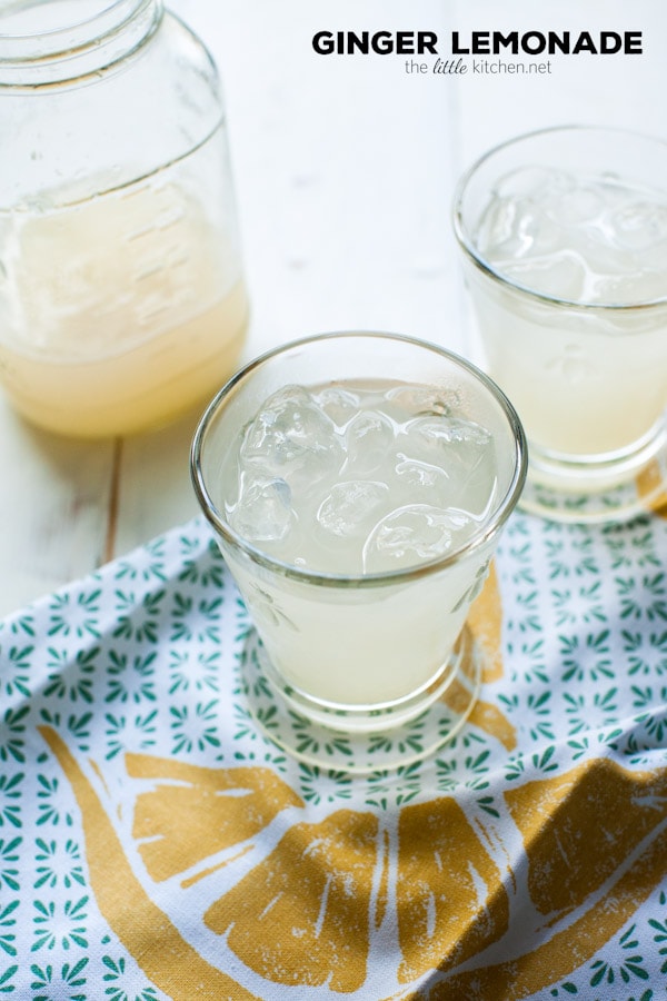 Ginger Lemonade from thelittlekitchen.net Ginger Lemonade from thelittlekitchen.net