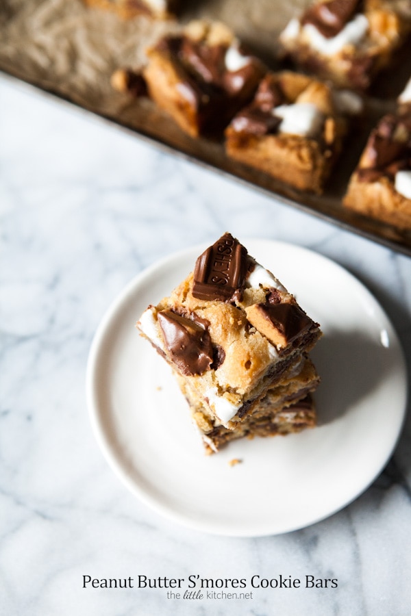 Peanut Butter S'mores Cookie Bars from thelittlekitchen.net Peanut Butter S'mores Cookie Bars from thelittlekitchen.net