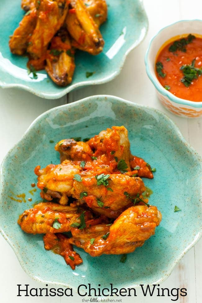 Baked Harissa Chicken Wings from thelittlekitchen.net Baked Harissa Chicken Wings from thelittlekitchen.net
