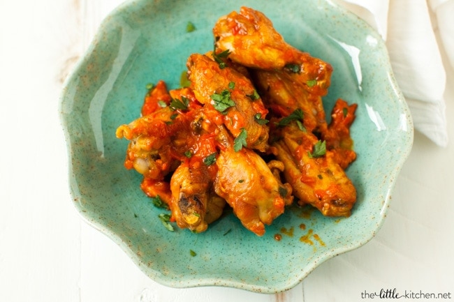 Baked Harissa Chicken Wings from thelittlekitchen.net Baked Harissa Chicken Wings from thelittlekitchen.net