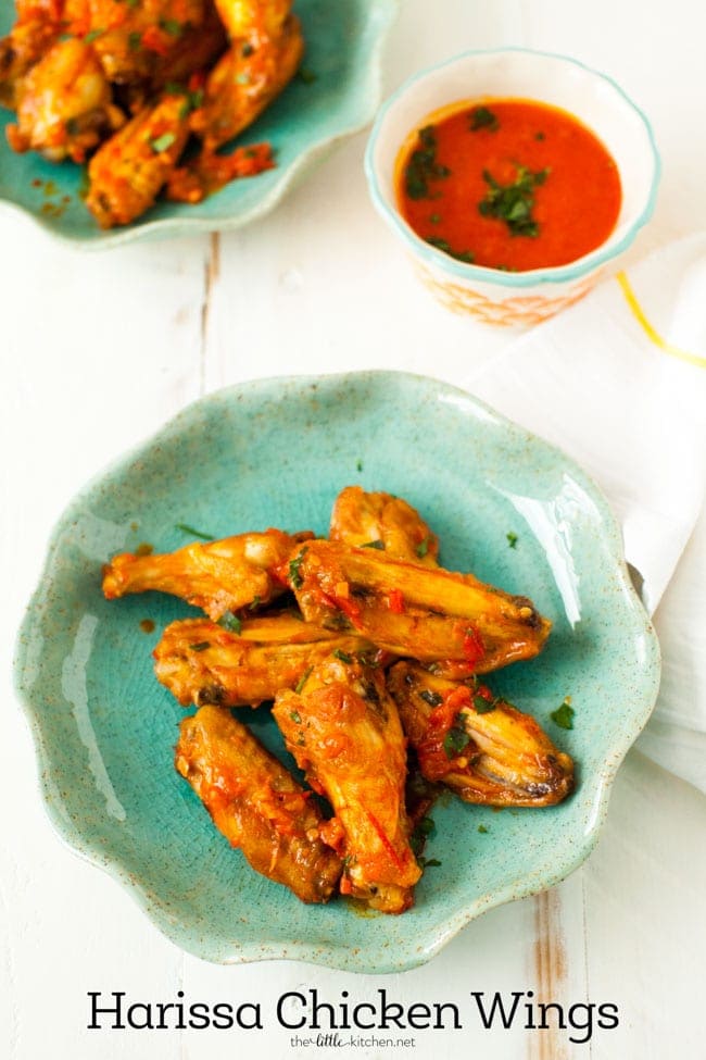 Baked Harissa Chicken Wings from thelittlekitchen.net Baked Harissa Chicken Wings from thelittlekitchen.net