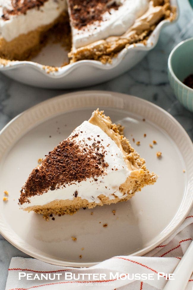 Peanut Butter Mousse Pie from thelittlekitchen.net Peanut Butter Mousse Pie from thelittlekitchen.net