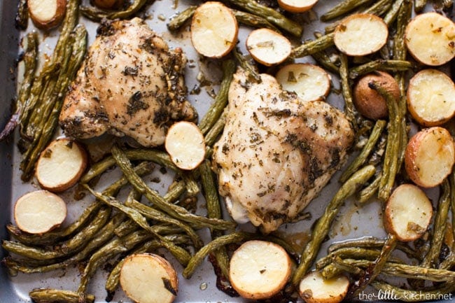 Sheet Pan Chicken Dinner from thelittlekitchen.net Sheet Pan Chicken Dinner from thelittlekitchen.net