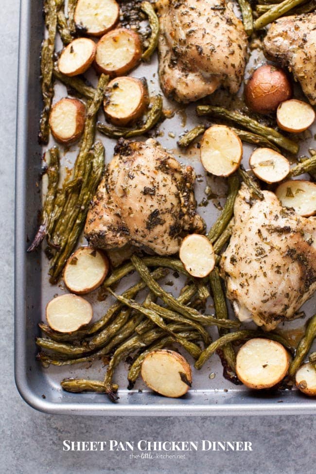 Sheet Pan Chicken Dinner from thelittlekitchen.net Sheet Pan Chicken Dinner from thelittlekitchen.net