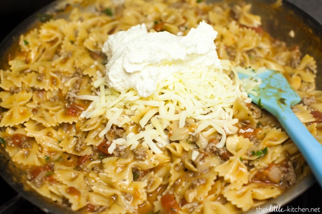 One Pot Lasagna Pasta from thelittlekitchen.net One Pot Lasagna Pasta from thelittlekitchen.net