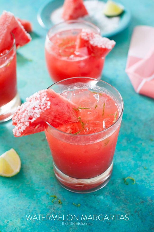 Watermelon Margaritas from thelittlekitchen.net Watermelon Margaritas from thelittlekitchen.net