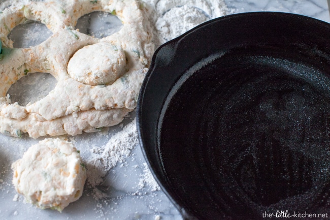 Cheddar Scallion Biscuits from thelittlekitchen.net Cheddar Scallion Biscuits from thelittlekitchen.net