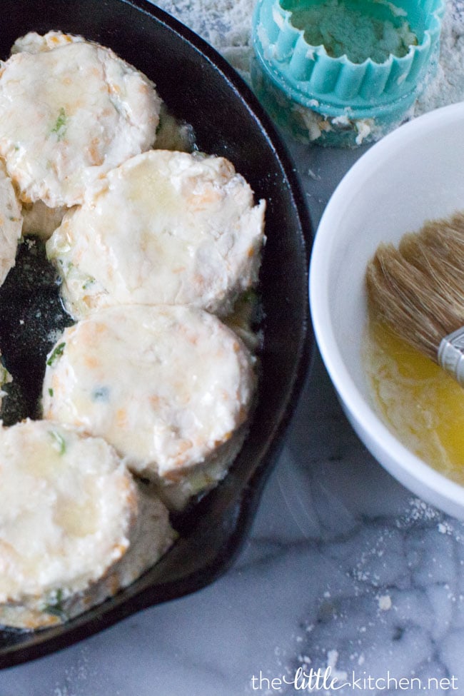 Cheddar Scallion Biscuits from thelittlekitchen.net Cheddar Scallion Biscuits from thelittlekitchen.net