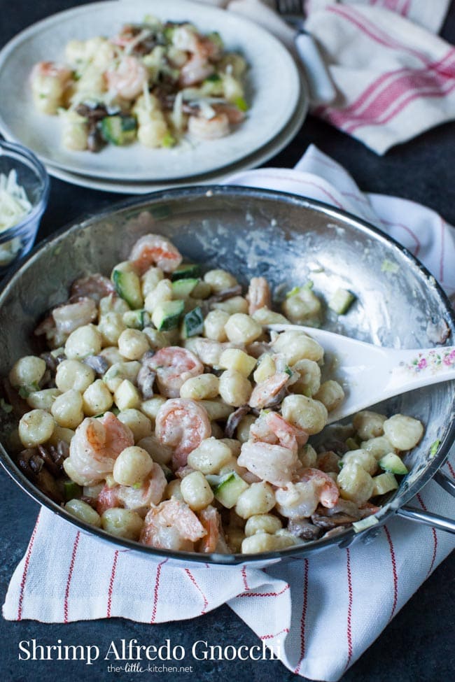 Shrimp Alfredo Gnocchi from thelittlekitchen.net Shrimp Alfredo Gnocchi from thelittlekitchen.net