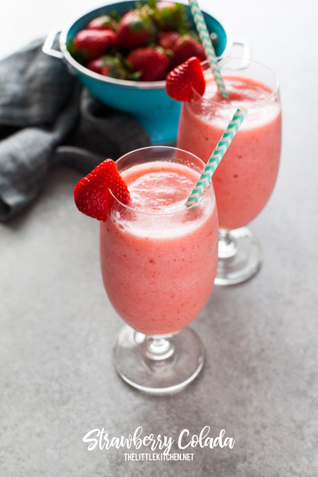 Strawberry Colada from thelittlekitchen.net Strawberry Colada from thelittlekitchen.net