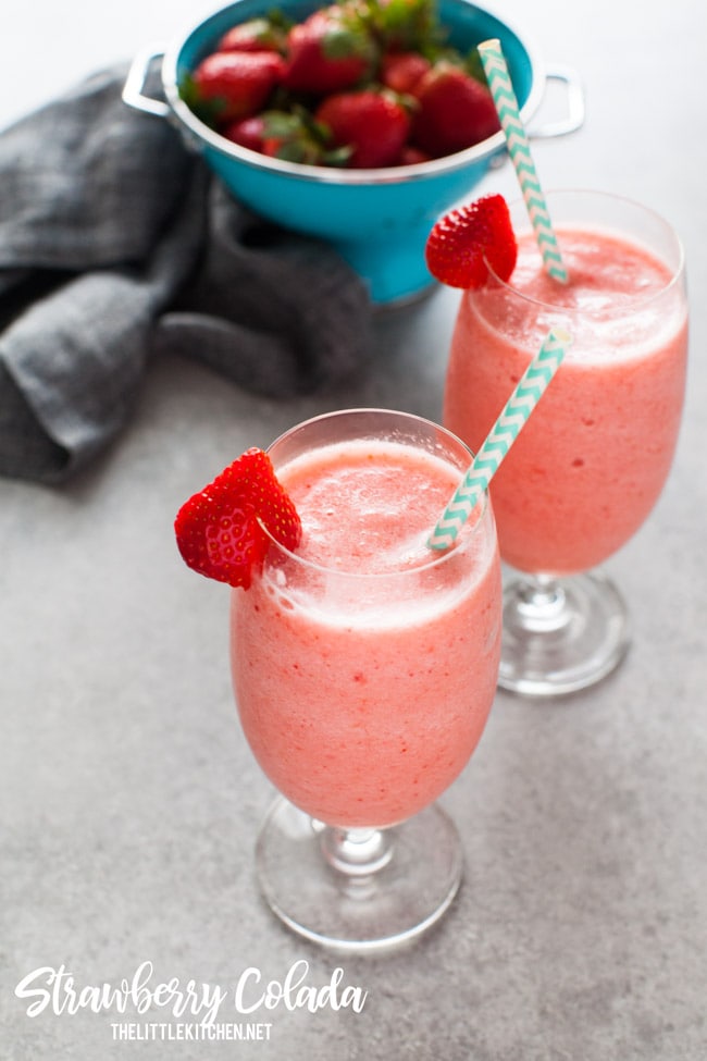 Strawberry Colada from thelittlekitchen.net Strawberry Colada from thelittlekitchen.net