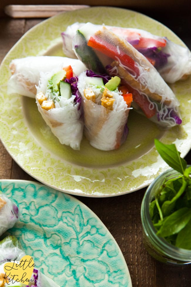 Tofu Spring Rolls from thelittlekitchen.net Tofu Spring Rolls from thelittlekitchen.net