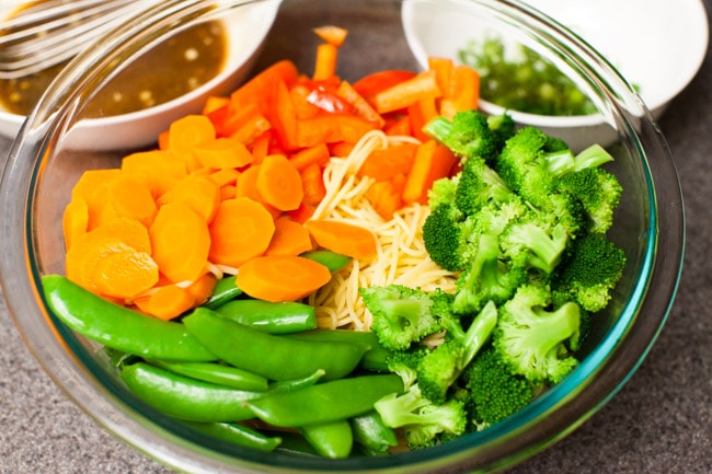 Orange Sesame Noodles with Vegetables from thelittlekitchen.net Orange Sesame Noodles with Vegetables from thelittlekitchen.net