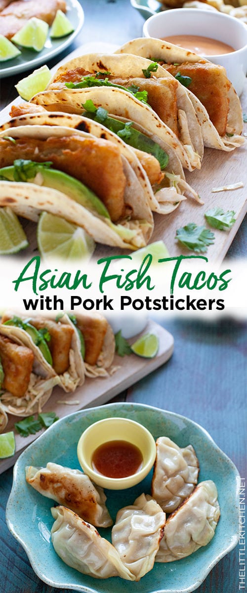 Asian Fish Tacos with Pork Dumplings from thelittlekitchen.net Asian Fish Tacos with Pork Dumplings from thelittlekitchen.net