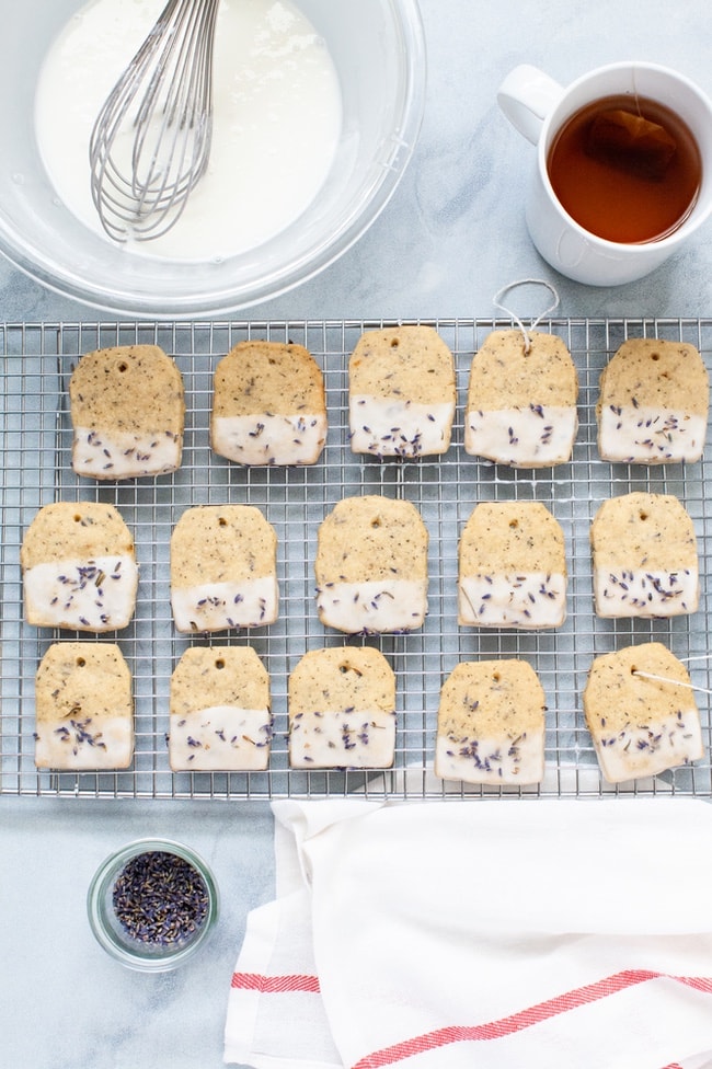 Black Tea Lavender Shortbread Cookies Recipe from thelittlekitchen.net Black Tea Lavender Shortbread Cookies Recipe from thelittlekitchen.net