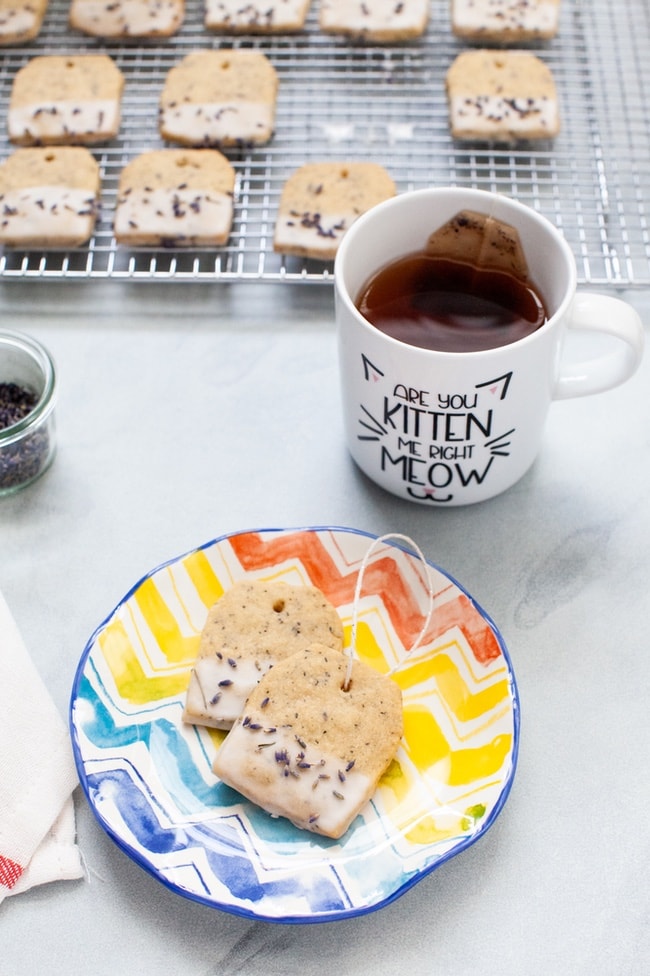 Black Tea Lavender Shortbread Cookies Recipe from thelittlekitchen.net Black Tea Lavender Shortbread Cookies Recipe from thelittlekitchen.net