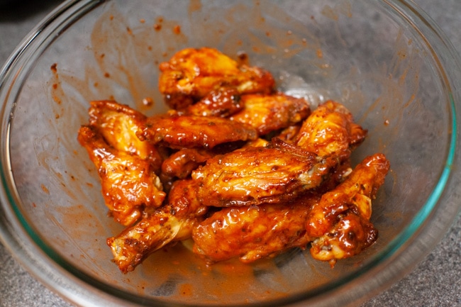 Buffalo Chicken Wings in Air Fryer from thelittlekitchen.net Buffalo Chicken Wings in Air Fryer from thelittlekitchen.net