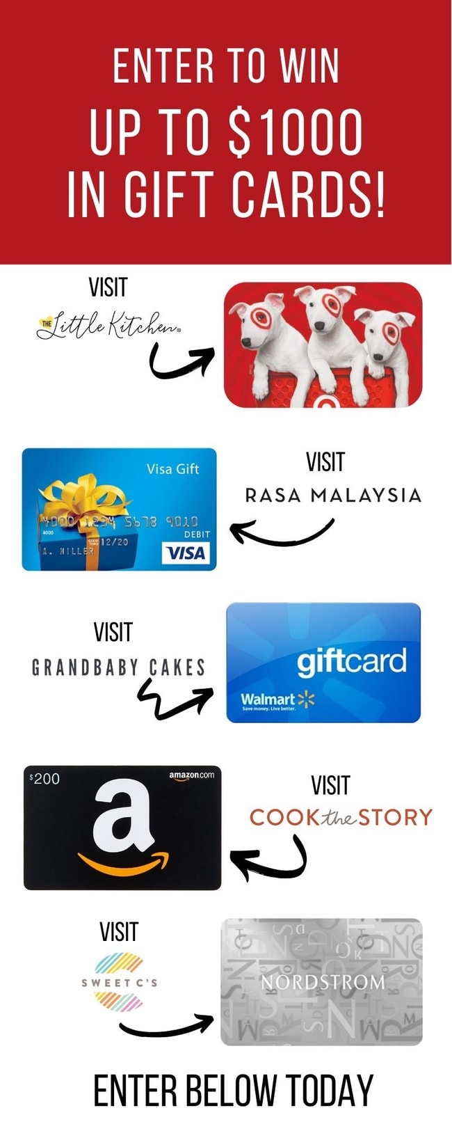 $200 Target Gift Card Giveaway from thelittlekitchen.net $200 Target Gift Card Giveaway from thelittlekitchen.net
