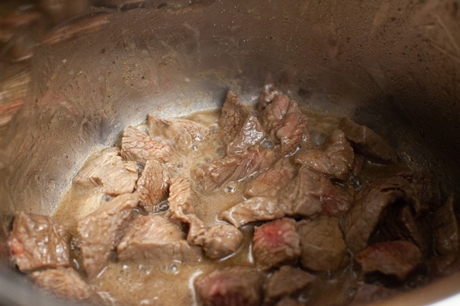 Instant Pot Tortellini Soup from thelittlekitchen.net Beef stew meat in an instant pot.